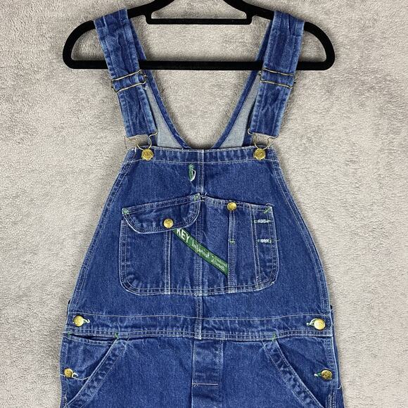 Key Imperial Overalls Mens Large Denim Workwear Made USA 90s Chorecore - Picture 2 of 12